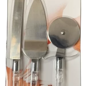 Set de torta y cortador de pizza