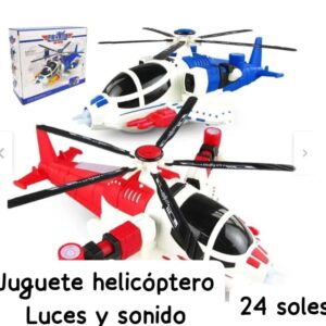 Juguete Helicóptero luces y Sonido